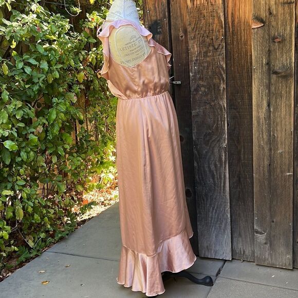 FAUX WRAP BRIDESMAID DRESS, Size 4 - Picture 6 of 12